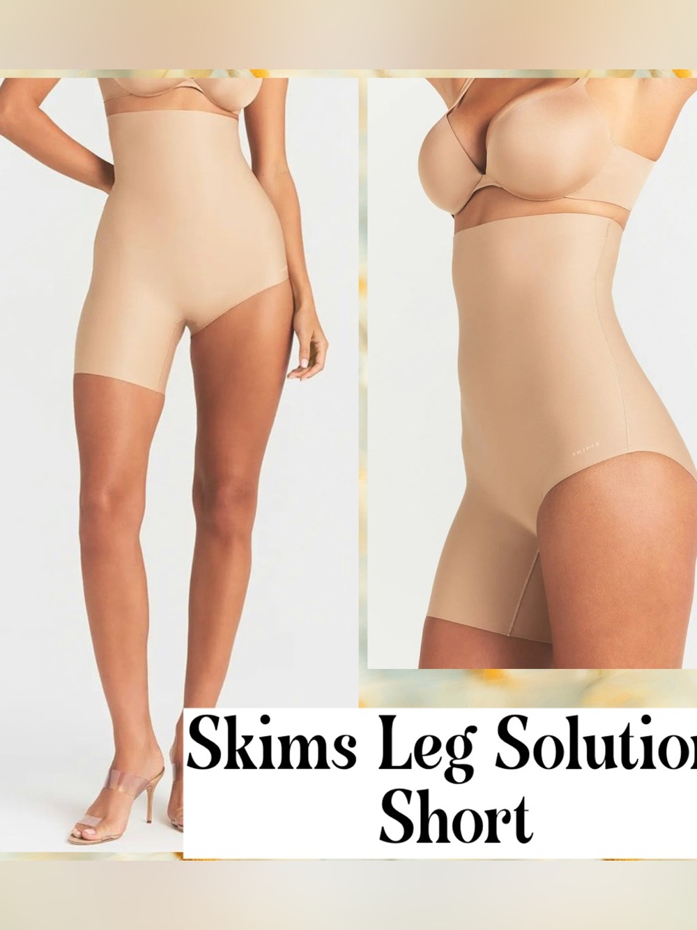 Skims Body Left Leg Solution Short Clay New